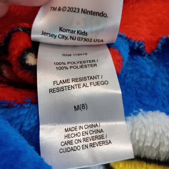 Super Mario Boy's Robe Size 8 - Picture 2 of 7